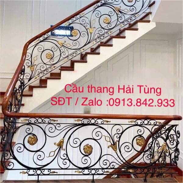Cầu thang sắt nghệ thuật