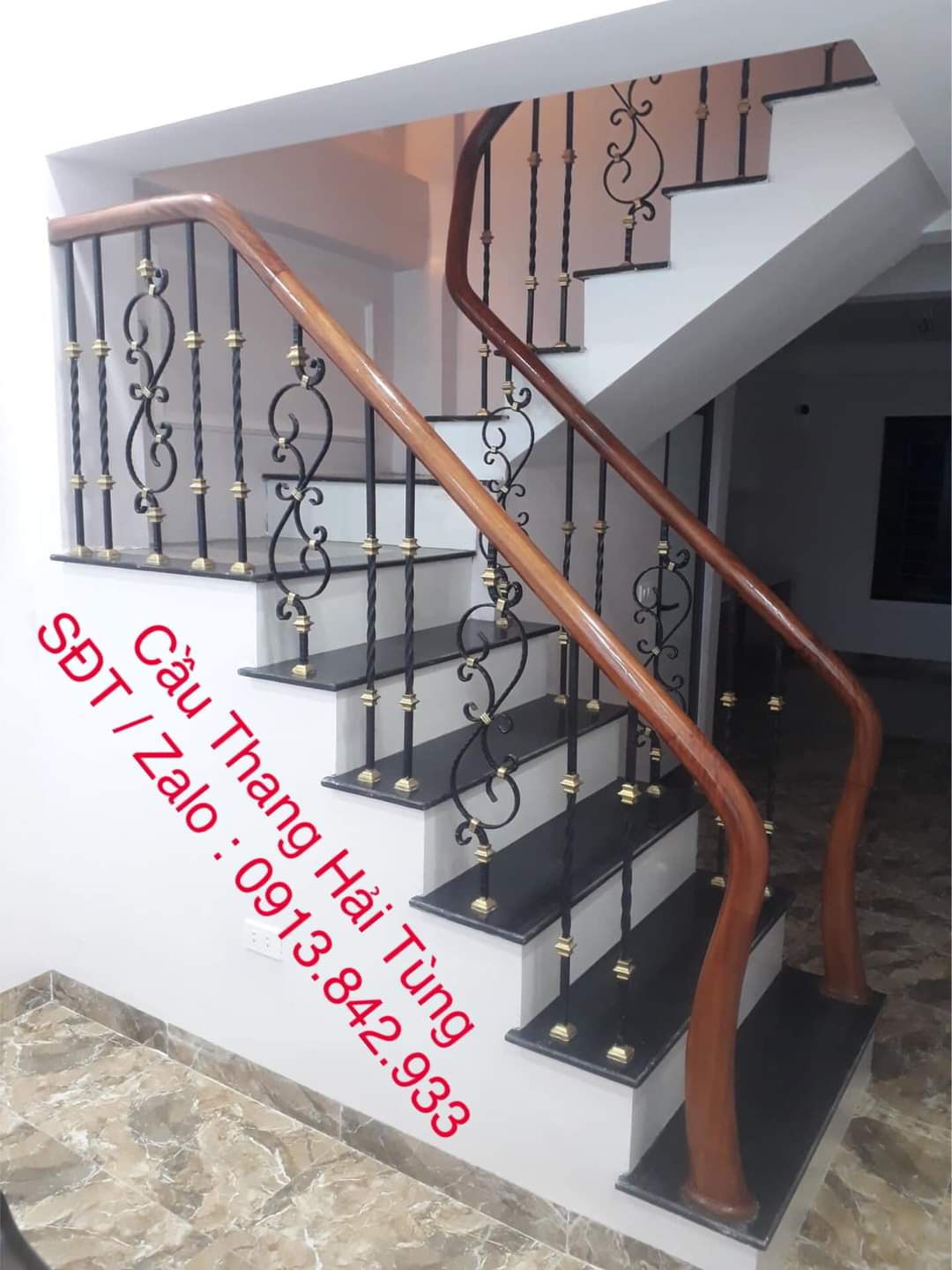 Cầu thang sắt nghệ thuật