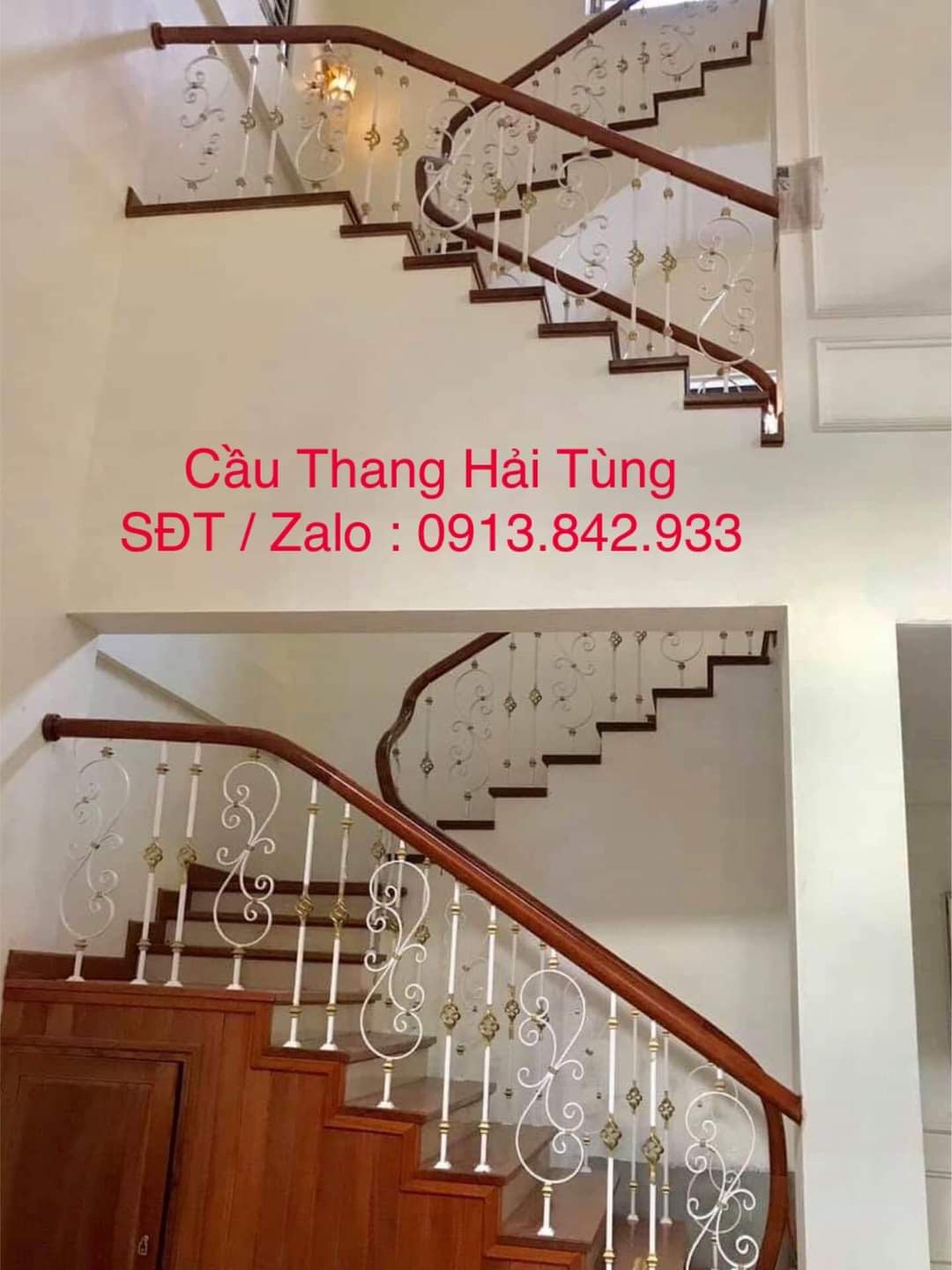 Cầu thang sắt nghệ thuật cao cấp