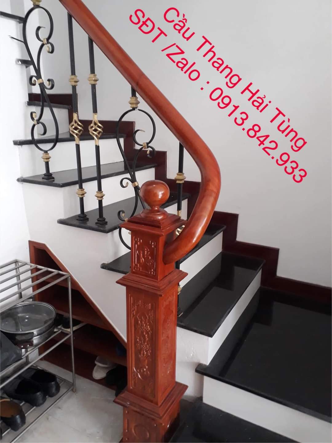 Cầu thang sắt nghệ thuật