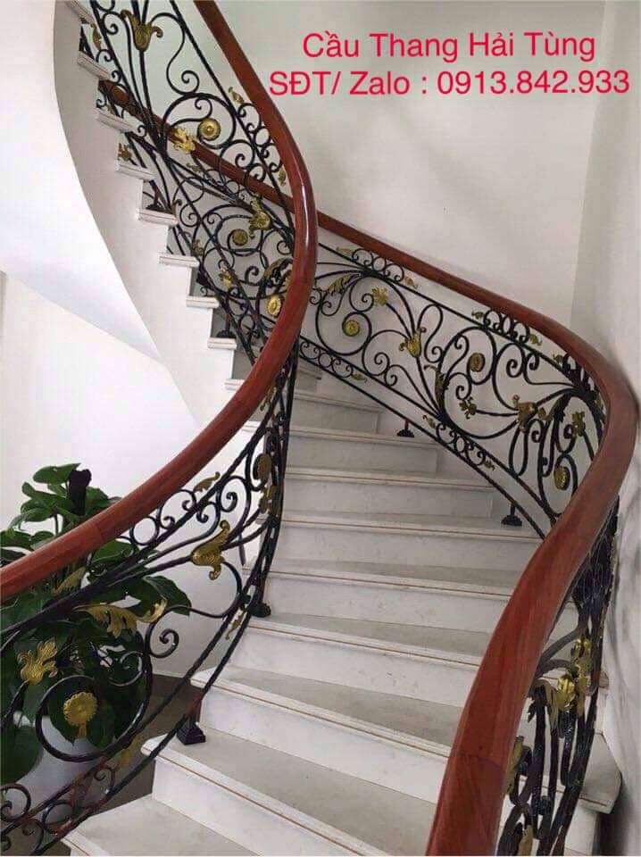 Cầu thang sắt nghệ thuật