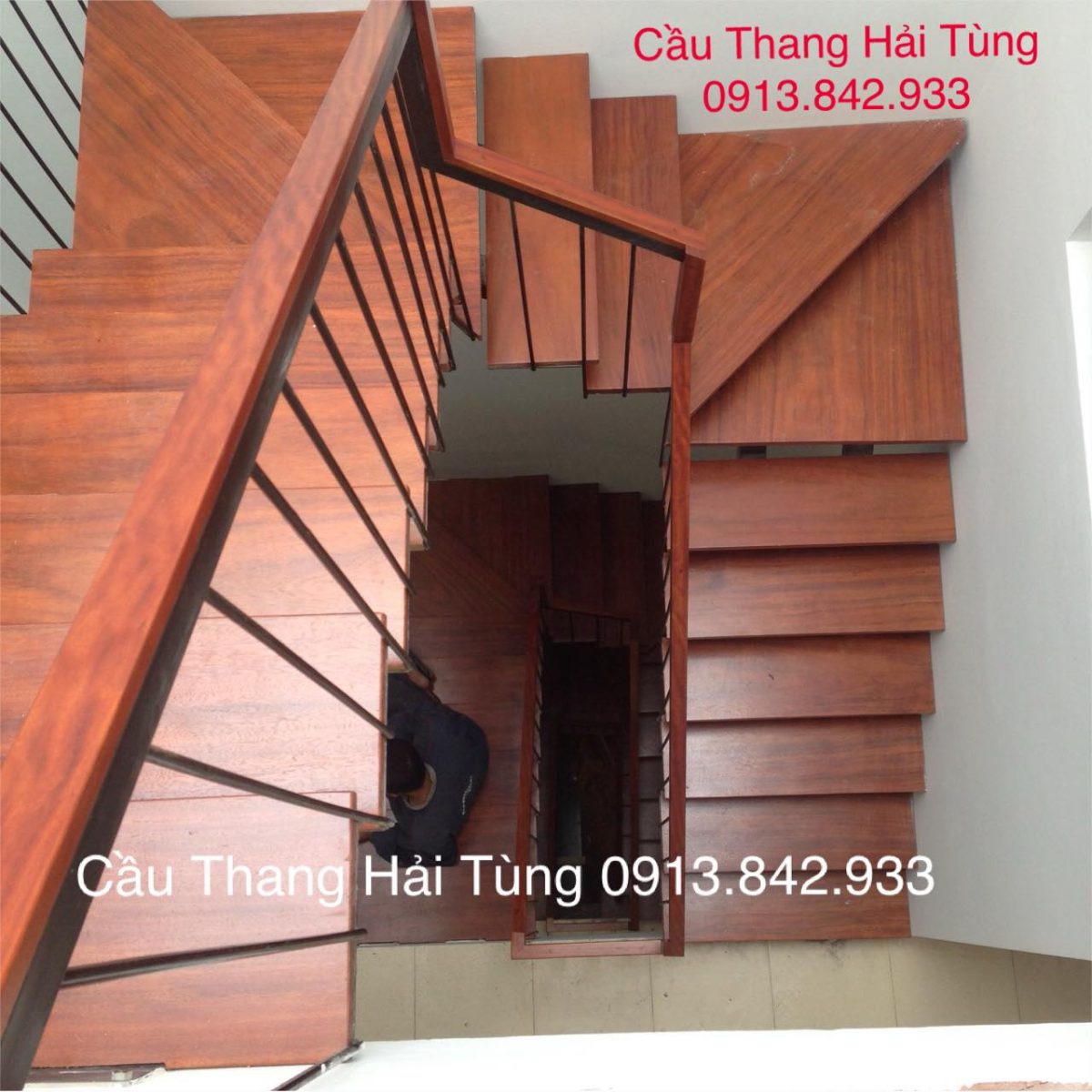 cầu thang xương cá