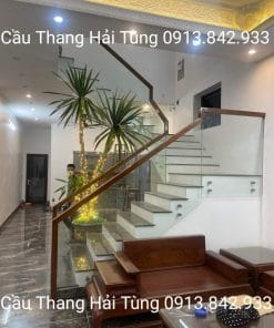 cầu thang kính pát đơn